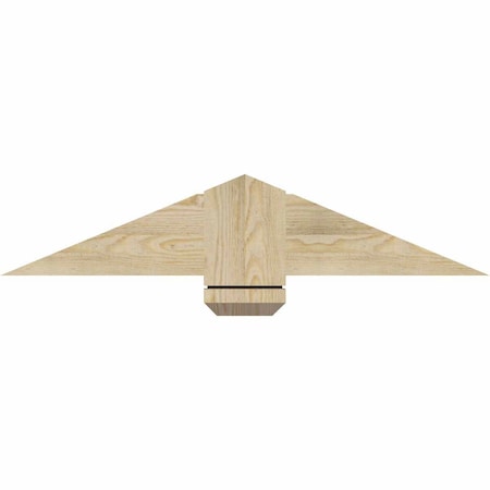 Ekena Millwork Eugene Rough Sawn Timber Gable Bracket, Douglas Fir, 36"W x 7"H x 6"D x 6"F, 5/12 Pitch GBW036X07X0606EUG00RDF